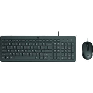 HP 150 Wired Mouse and Keyboard Combo Set English - Black