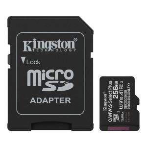 Kingston 256GB microSDXC Canvas Select Plus Gen3 150MB/s A1 Card + Adapter
