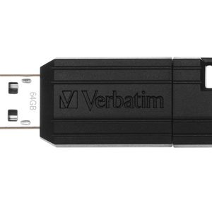 Verbatim 64GB Pinstripe USB Black