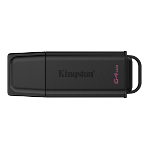 Kingston 64GB Portable USB 3.2 Gen 1 DataTraveler Exodia Black