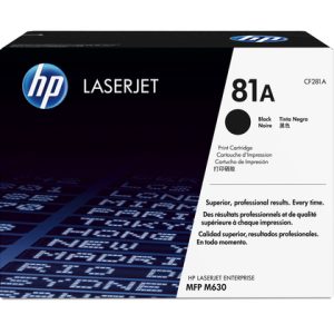 HP 81A Black Toner Cartridge