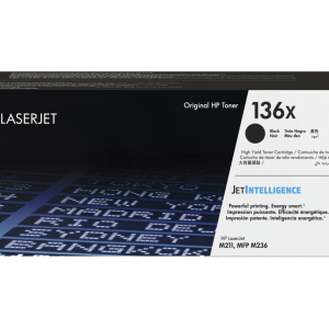 HP 136X Black Original LaserJet Toner Cartridge