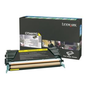 Lexmark C734A1Yg Yellow Cartridge