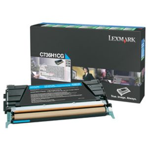 Lexmark C734H1Cg Cyan Cartridge