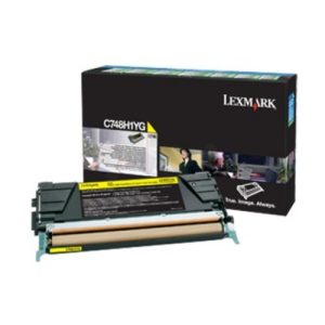 LEXMARK C748 YELLOW HIGH YIELD CARTRIDGE